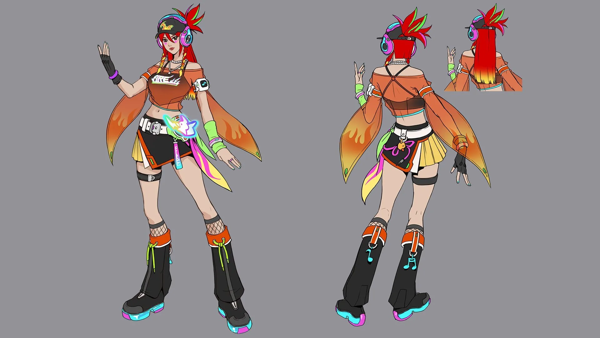 アンランのYOASOBIコラボ・スキンのコンセプトアート
