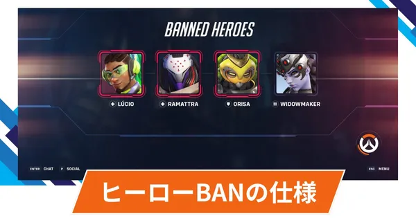 【OW2】ヒーローBANシステムの仕様・詳細