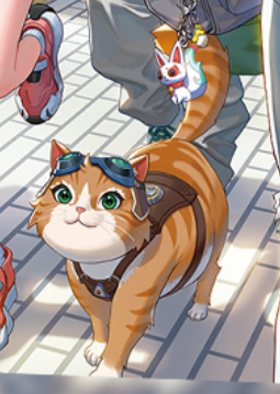 キービジュアル内のジェットパック・キャットの切り抜き