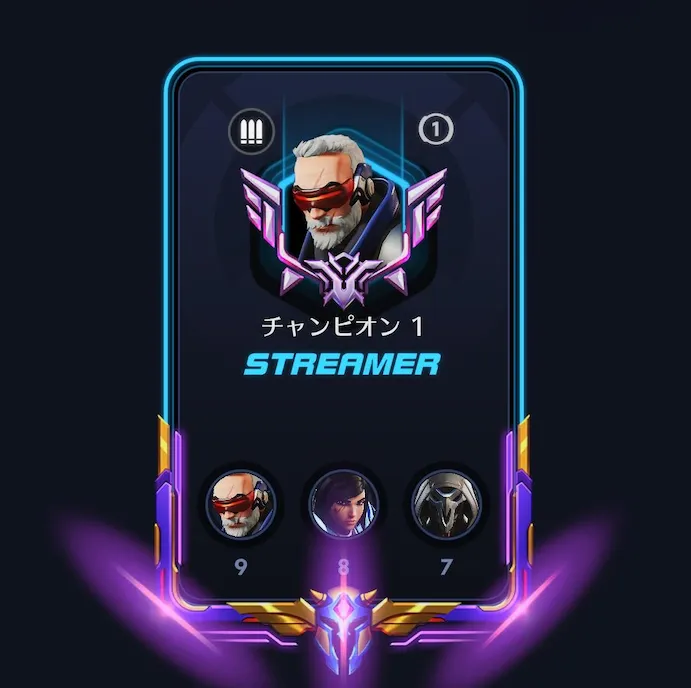 チーム・ドライブで獲得できるレベル4プレイヤー・カード・フレーム