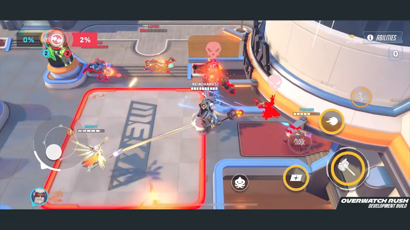 回復しながら射撃するマーシー