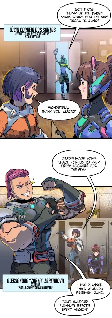 ルシオとザリアのビジュアル