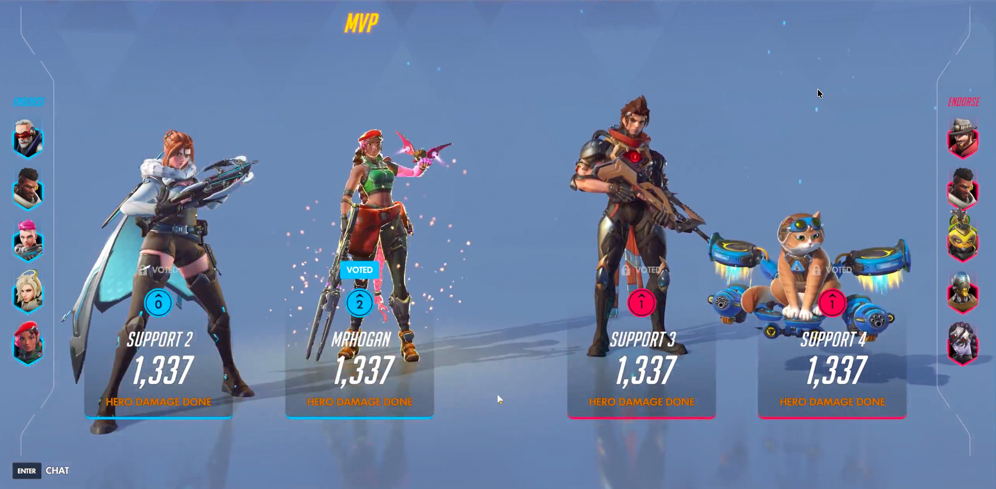 マッチ後投票機能の紹介画像