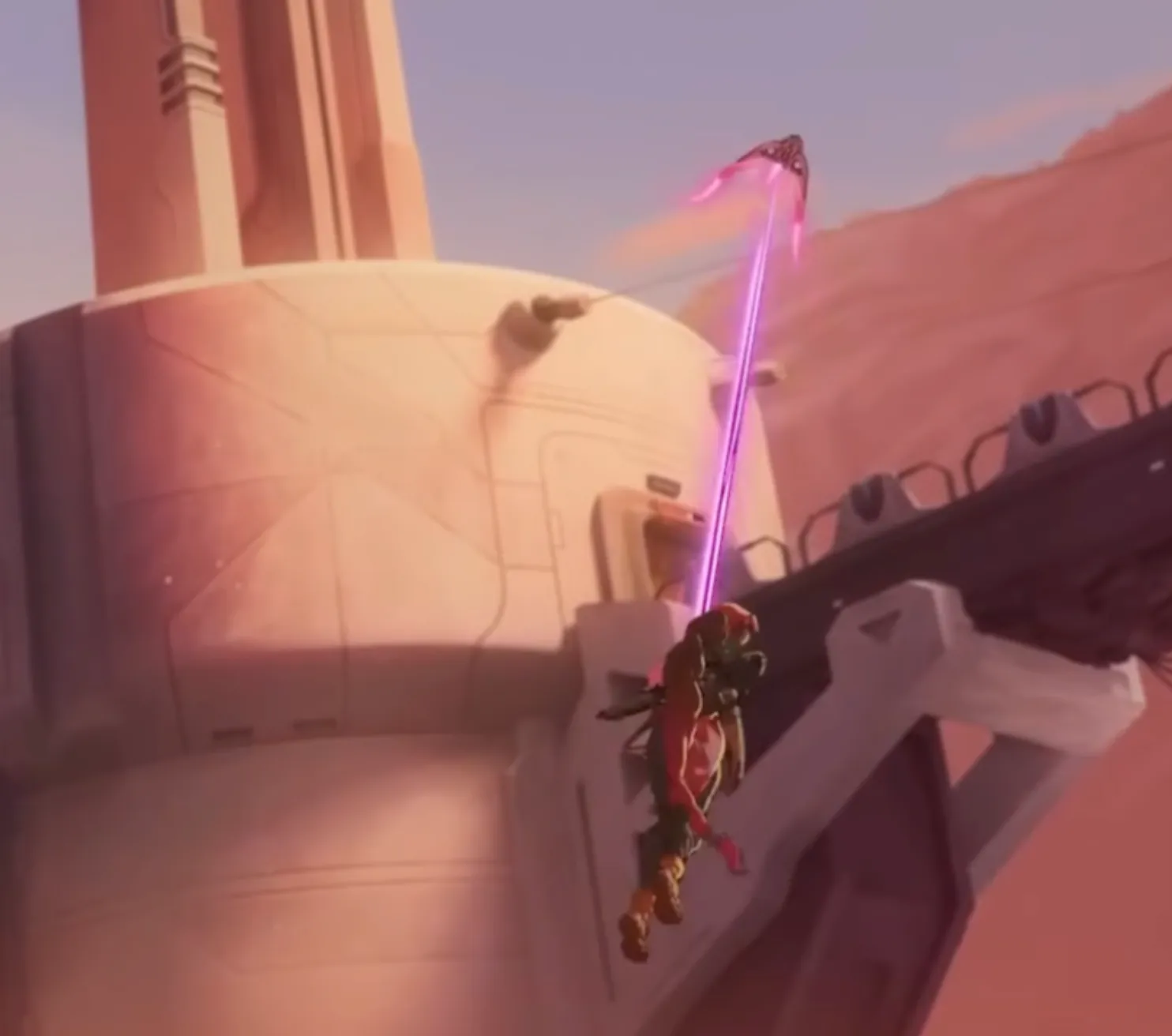 鳥型ドローンで飛行するシエラ