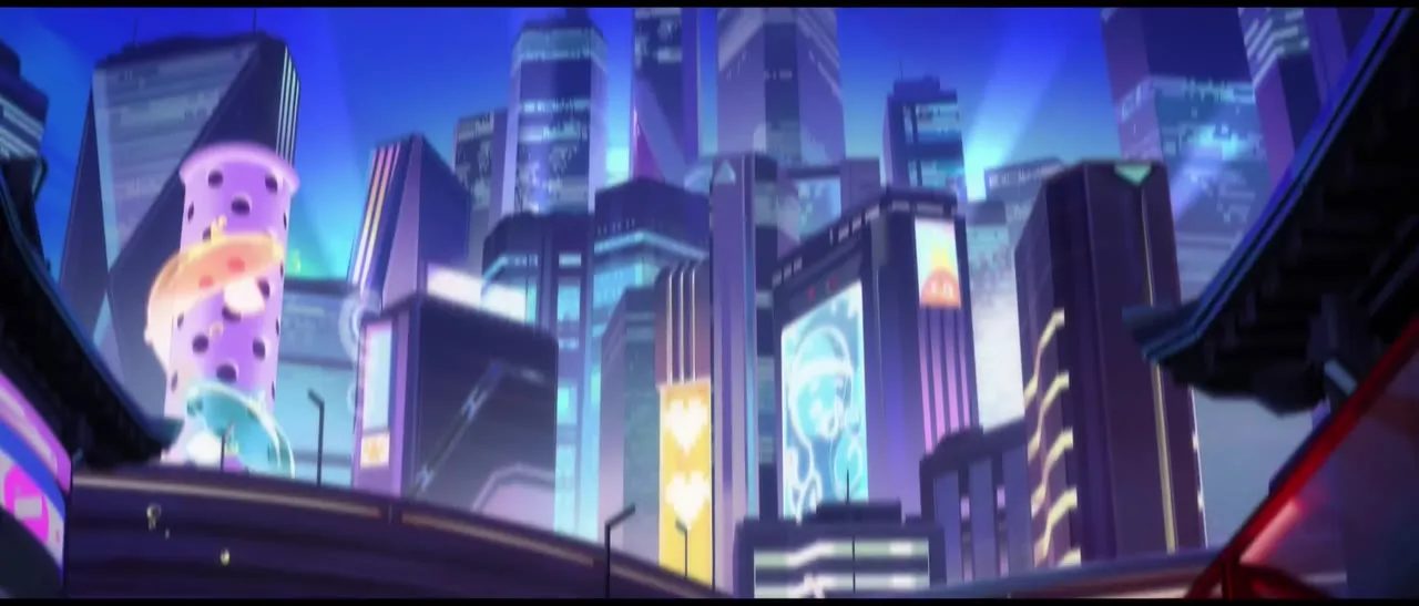 トレーラーに登場する東京の夜景。